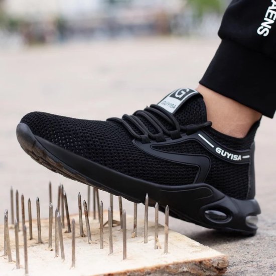 JUDBF Veiligheidsschoenen Heren Werkschoenen Dames S3 Ademend Lichtgewicht Stalen Neus Schoenen Unisex
