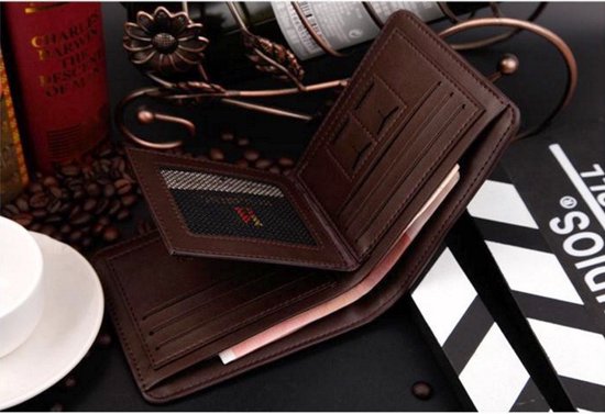 Portefeuille multifonctionnel pour hommes en cuir de Luxe 2 pièces HengSheng  | bol