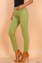 Broek Onado normale taille push-up peru green