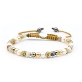 Karma armband 84444 Spiral Spring XXS (gold crystal)