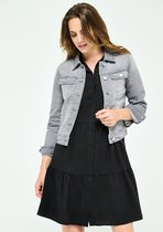 LOLALIZA Denim jas - Grijs - Maat 42