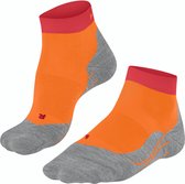 FALKE RU4 Endurance Short Sportsokken kort zacht admend atiklit kleurrijk zonder motief vochtregulerend optimale pasvorm Katoen Orange Dames Hardloopsokken - Maat 37-38