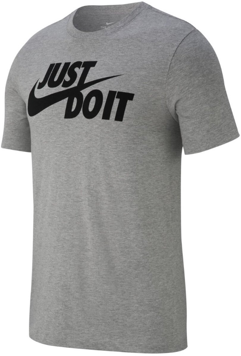 Nike Just Do It Tee Grijze T-shirts XS Grijs