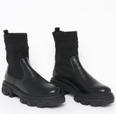 LOLALIZA Boots met sleehak - Zwart - Maat C41