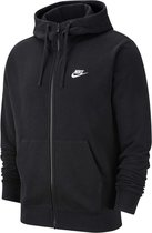 Veste de sport Homme Nike M Nsw Club Hoodie Fz Bb - Noir / Noir / (Blanc) - Taille M