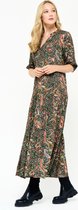 LOLALIZA Maxi-jurk met paisley-print - Khaki - Maat 36
