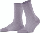 FALKE Argyle Charm Dames Sokken - Paars - Maat 41-42