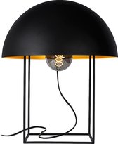 Atmooz - Lampe de table Hoody - avec capuche - E27 - chambre / salon - Pour l'intérieur - noir / or - hauteur = 50cm - métal