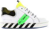 Shoesme urban UR21S017-A Wit stripe groen-27