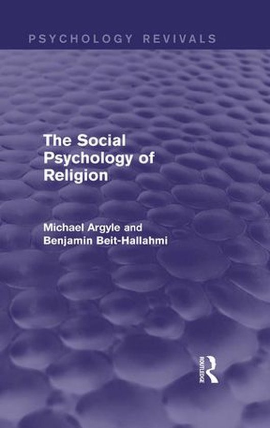 The Social Psychology of Religion - cover