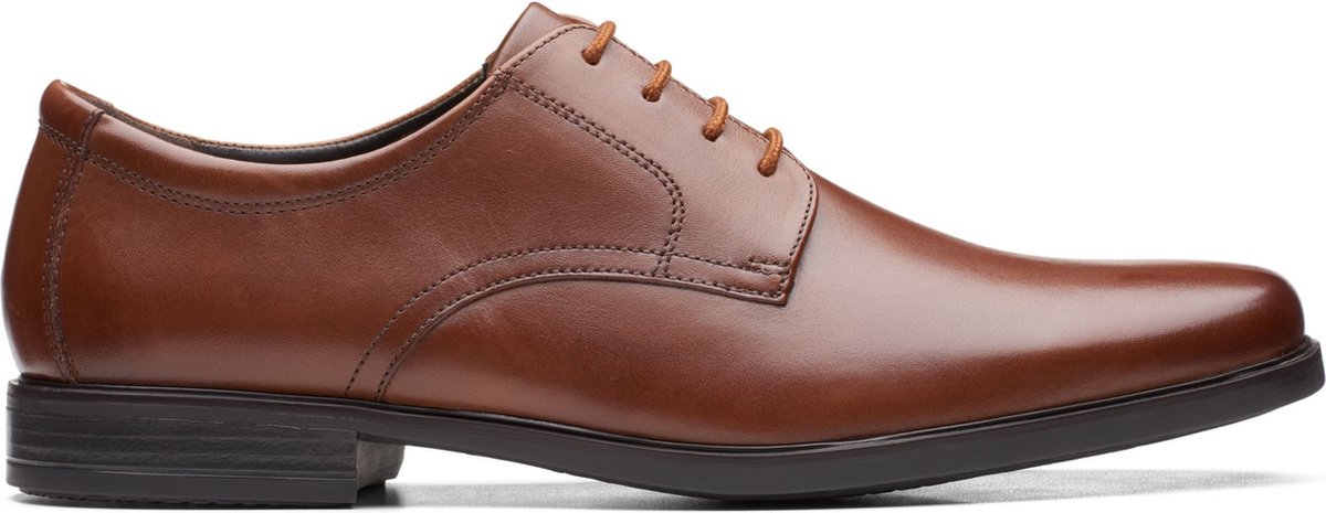 Clarks - Chaussures pour hommes - Howard Walk - G - cuir beige foncé -  taille 7 | bol.com