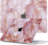 Lunso - cover hoes - Geschikt voor MacBook Pro 16 inch (2021-2023) - Marble Finley - Vereist model A2485 / A2780 / A2991
