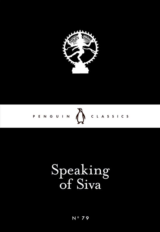 Boek 'Speaking of Siva' N° 79. Penguin Classics, met een afbeelding van Shiva als danser.