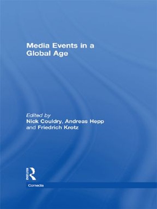 Comedia - Media Events in a Global Age - cover