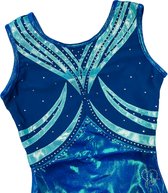 Sparkle&Dream Gympakje Turnpakje Nikki Hawaii Mint - AME | maat XS Voor Turnen en Gymnastiek