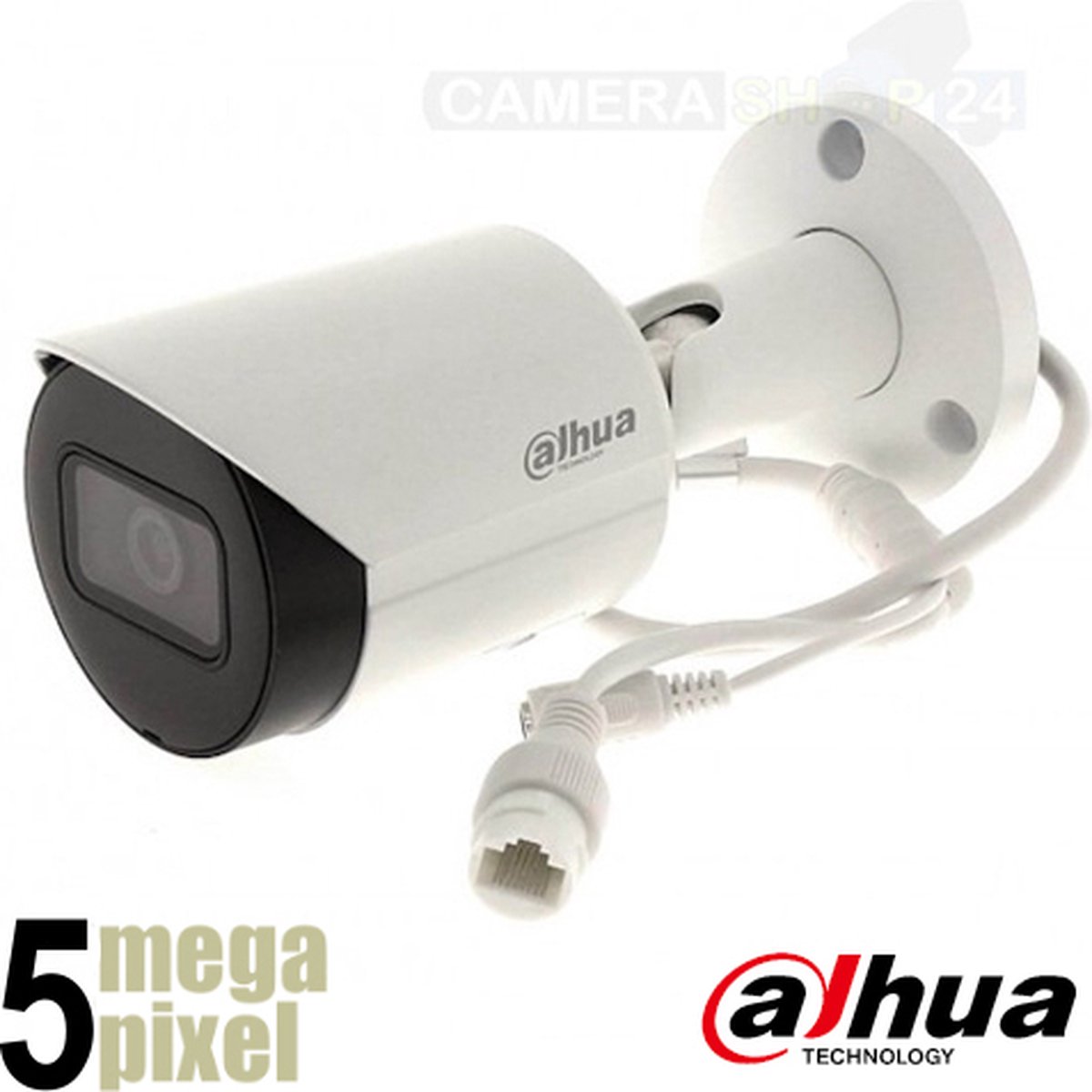 Dahua 5 megapixel IP bewakingscamera - 30m nachtzicht - starlight - SD-kaart slot