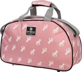 Brabo - BB5450 Shoulderbag Zebra Soft Pink - Pink - Vrouwen - Maat