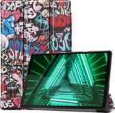 Lenovo Tab M10 FHD Plus Hoes Luxe Book Case Hoesje - Lenovo Tab M10 FHD Plus (2e gen) Hoes Cover (10,3 inch) - Graffity