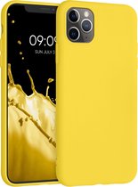 kwmobile telefoonhoesje voor Apple iPhone 11 Pro Max - Hoesje voor smartphone - Back cover in stralend geel