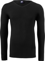 Alan Red Oslo Long Sleeve Heren T-shirt Zwart V-Hals Body Fit 2-Pack