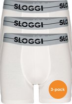 Sloggi Men GO Short - heren boxers (3-pack) - wit -  Maat: XXL