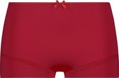 RJ Bodywear Pure Color dames short - donkerrood - Maat: M