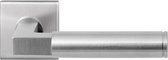 GPF2082.02 Kuri deurkruk op vierkante rozet RVS, 50x50x8mm