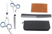 Loft Home Kappersset | Set van 5 | Thuis | Salon | Haar Knippen | Kammen | Zwart | Kappersschaar