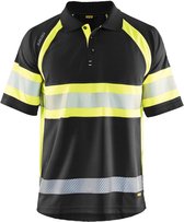 Blaklader UV-Poloshirt High Vis Klasse 1 3338-1051 - Zwart/High Vis Geel - 5XL