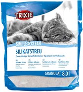 1x5 ltr Trixie simple'n'clean granulaat silicaatstrooisel kattenbakvulling