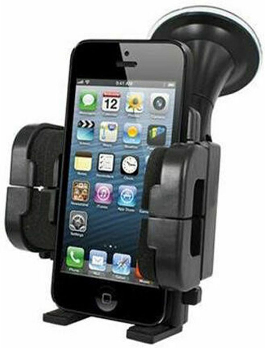 Autohouder Universal met Zuignap - Voor Alle Smartphones - Universele auto houder Gsm houder auto