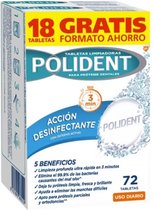 Polident Dental Cleansing Tablets Box 72 Count