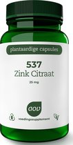 AOV 537 Zink Citraat 25 mg - 90 vegacaps - Mineraal - Voedingssupplement