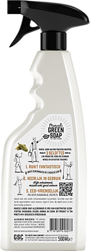 Marcel's Green Soap Allesreiniger Spray - Sandelhout & Kardemom - 500ML - Marcel's Green Soap