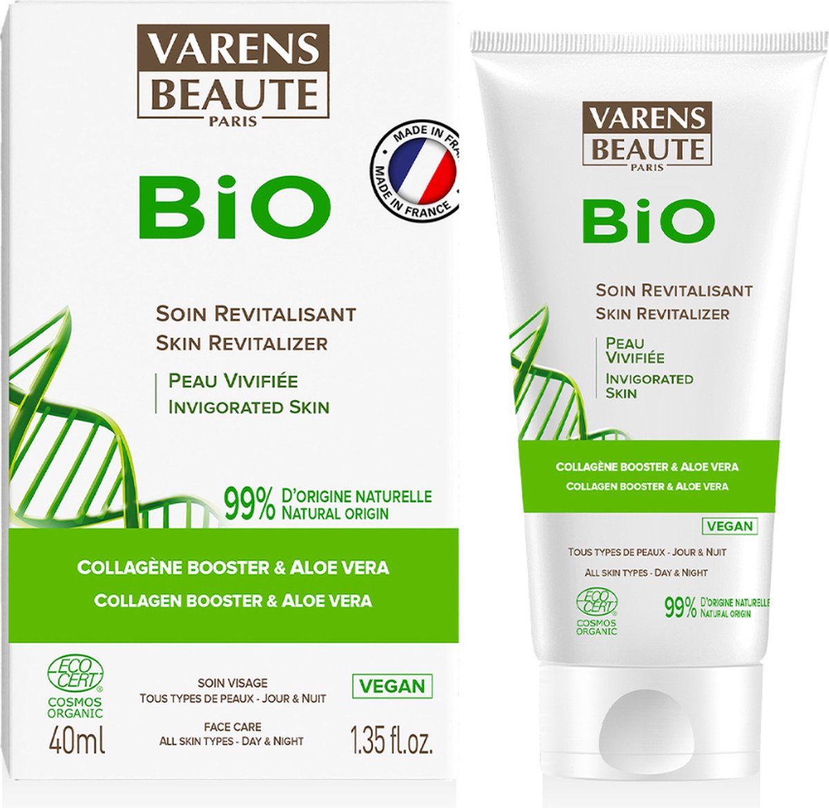 Varens Beauté - Bio Skin Revitalizer - With Collagen Booster & Aloe Vera - 40 ml