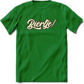 Biertje! T-Shirt | Bier Kleding | Feest | Drank | Grappig Verjaardag Cadeau | - Donker Groen - XL