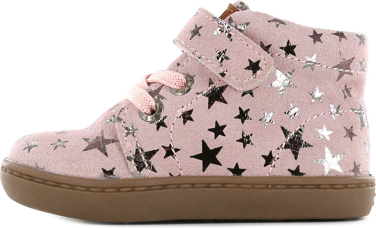 Shoesme Baby | Enkelboots | Meisjes | Pink Stars | Leer