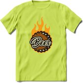 Bierdopje T-Shirt | Bier Kleding | Feest | Drank | Grappig Verjaardag Cadeau | - Groen - XL