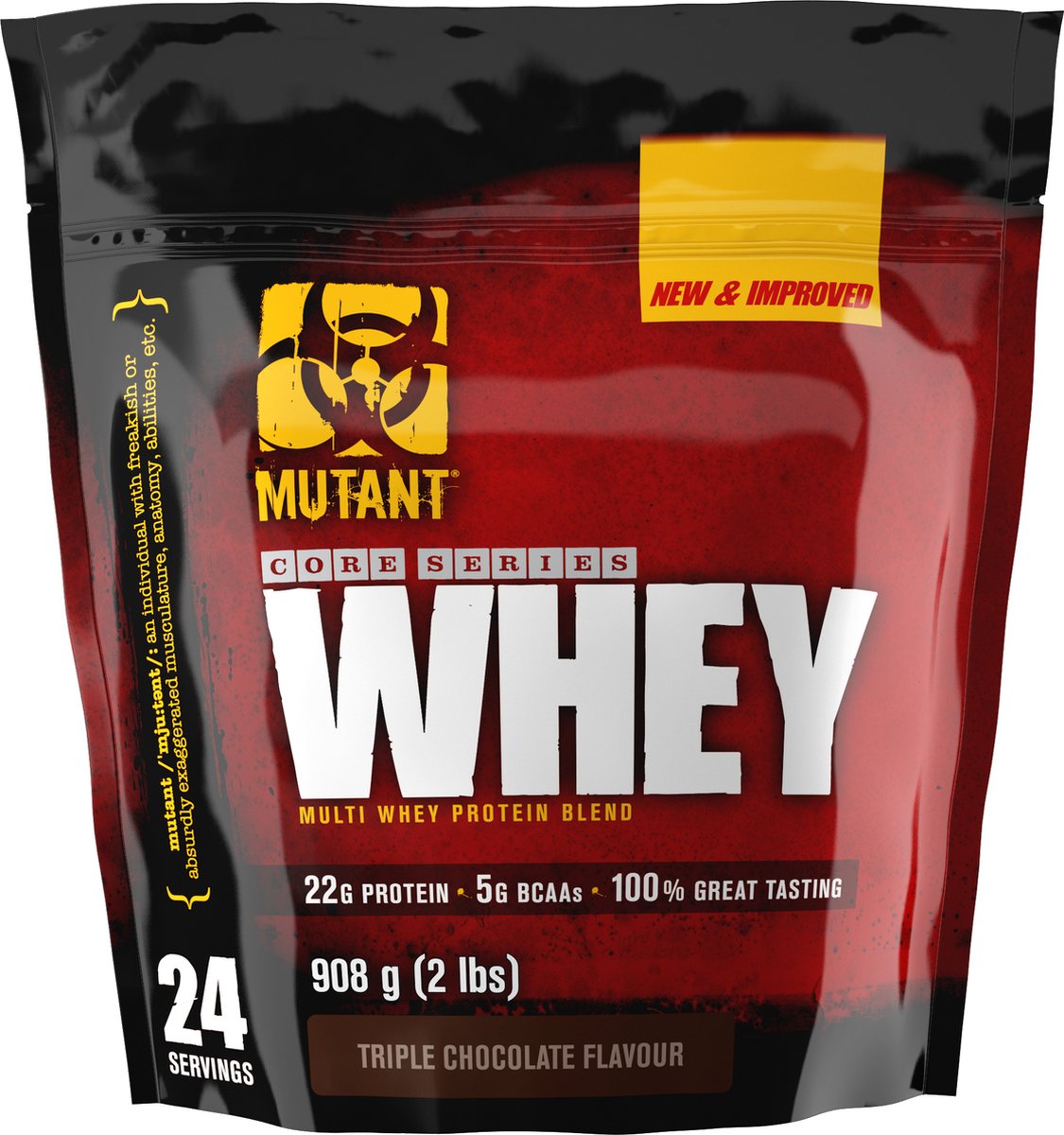 Goedkoopste Mutant Whey - Eiwitpoeder / Eiwitshake - 908 gram - Chocolade