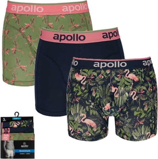Apollo heren boxershorts | MAAT L | Jungle | 3-pack