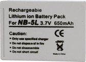 Conrad energy 251168 Camera-accu Vervangt originele accu NB-5L 3.7 V 1120 mAh