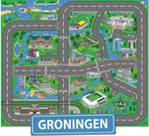 Carperoo Groningen Speelkleed - Speelmat - 130x160cm - Speelmat Baby - Speeltapijt - Speelkleed Jongens - Autokleed - Speelkleed Meisjes - Verkeerskleed