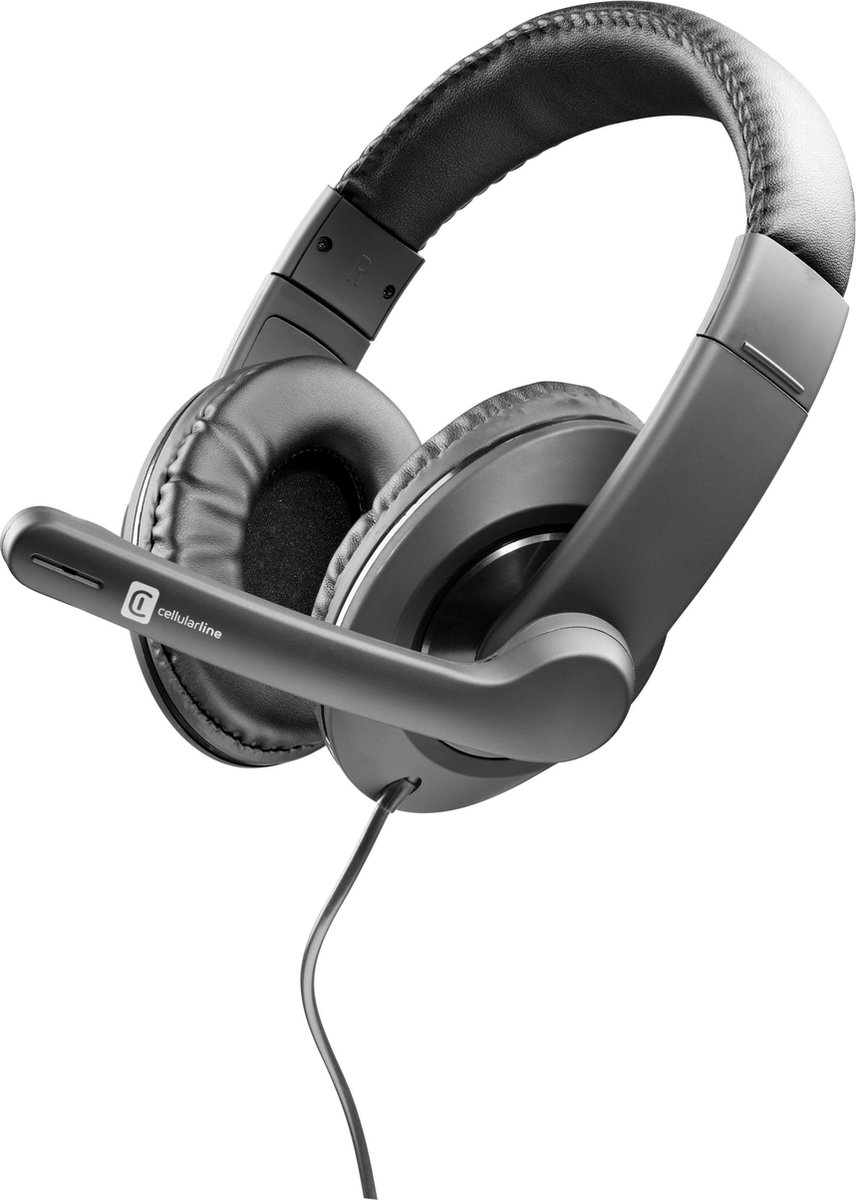 Cellularline Join Headset Bedraad Hoofdband Kantoor/callcenter Zwart