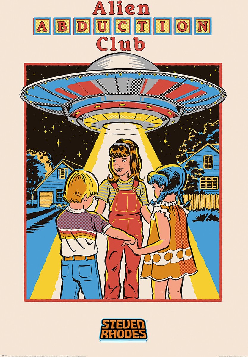 Steven Rhodes Alien Abduction Club - Maxi Poster