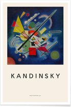 JUNIQE - Poster Kandinsky - Blue Painting -13x18 /Kleurrijk