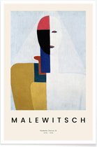 JUNIQE - Poster Malewitsch - Female Torso II -60x90 /Bruin & Ivoor