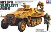 1:35 Tamiya 35195 Mtl. SPW Sd.Kfz.251/1 Ausf.D Personenwagen Plastic kit