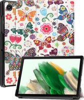 Samsung Tab A8 Hoes Luxe Hoesje Book Case - Samsung Tab A8 Hoes Cover - Vlinder