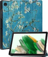 Samsung Tab A8 Hoes Luxe Hoesje Book Case - Samsung Tab A8 Hoes Cover - Bloesem