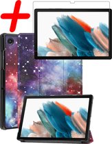 Samsung Galaxy Tab A8 Hoes Book Case Luxe Hoesje Met Screenprotector - Samsung Tab A8 Screen Protector - Samsung Tab A8 Hoesje Book Case Hoes - Galaxy